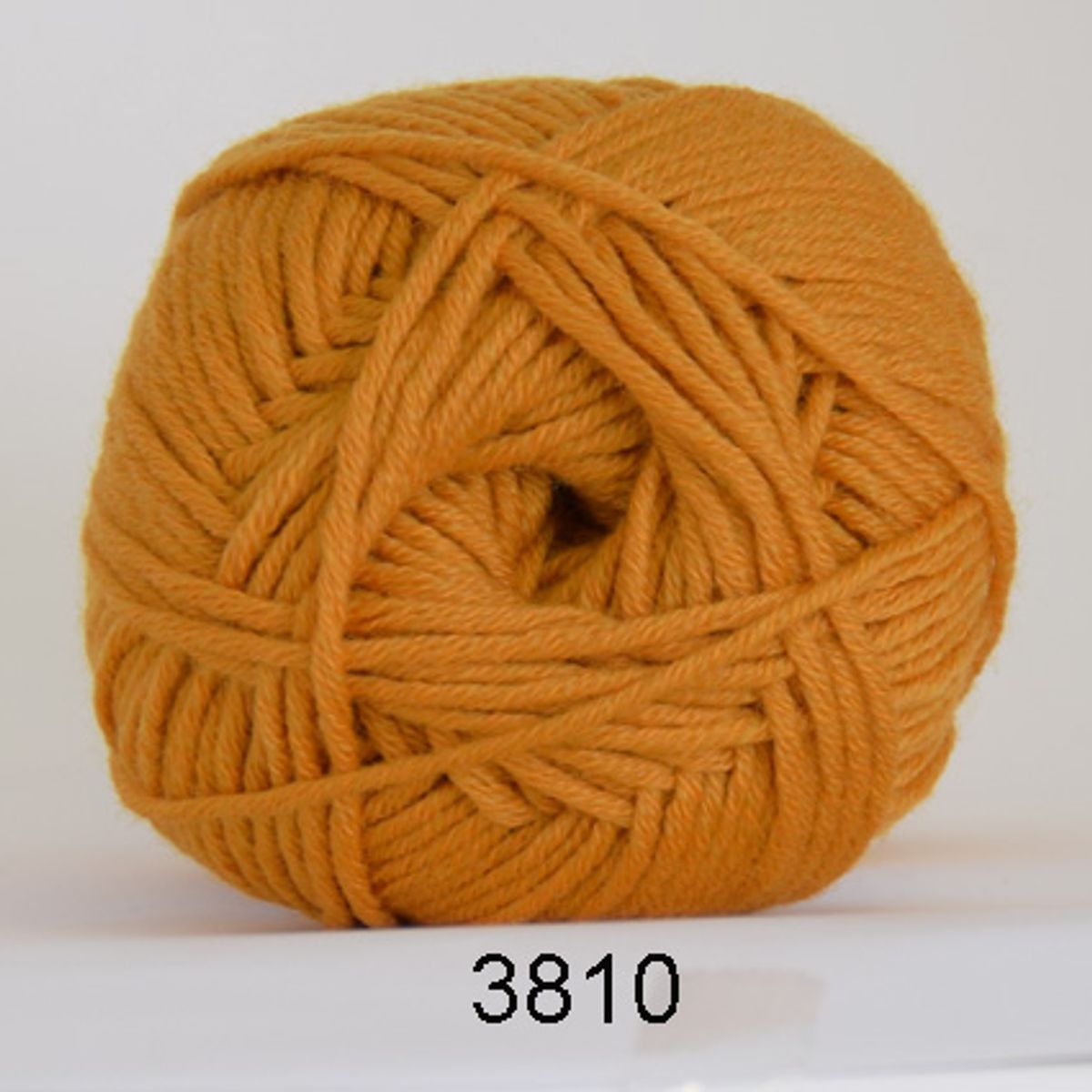 Merino Cotton, sennepsgul, 50 g, nr. 3810