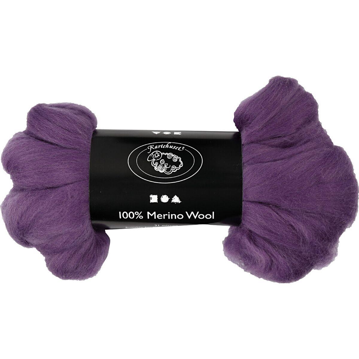 Merino Uld Garn - Tykkelse 21 My - Violet - 100 G