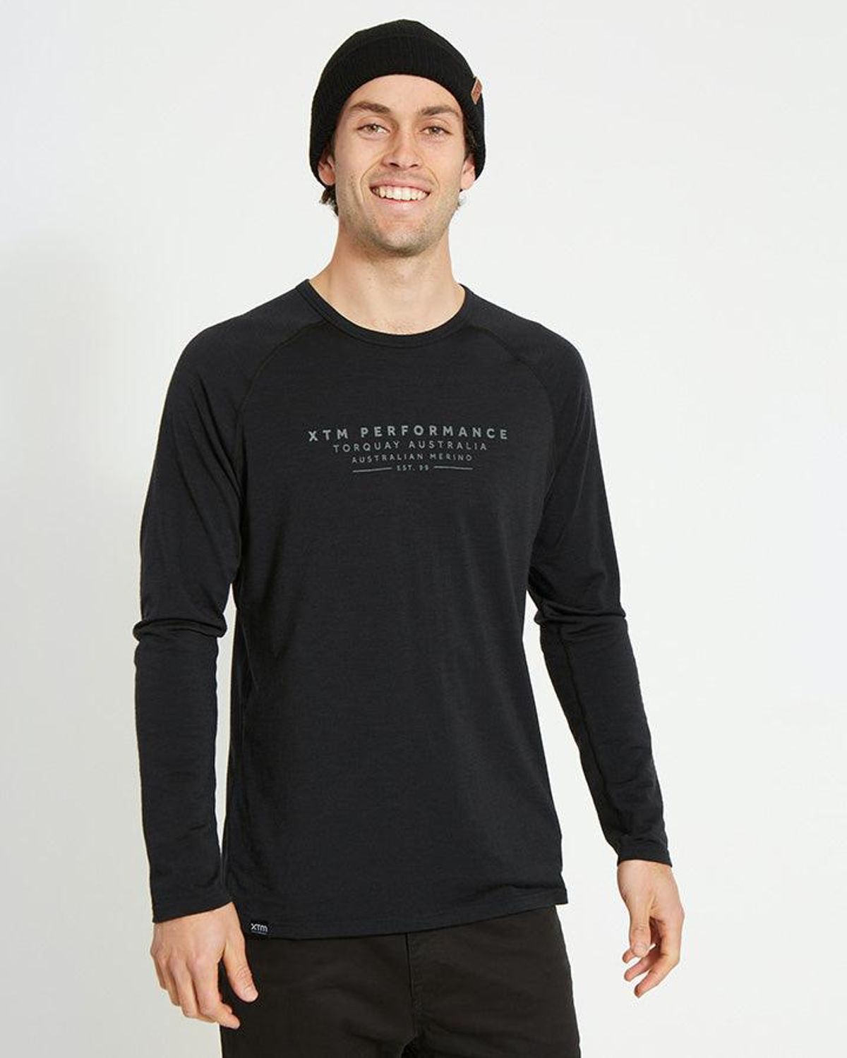 Merinould Langærmet T-shirt til Mænd - XTM Performance - Adventure 170 - Bæredygtig, Ultralight og Åndbar T-shirt i merinould