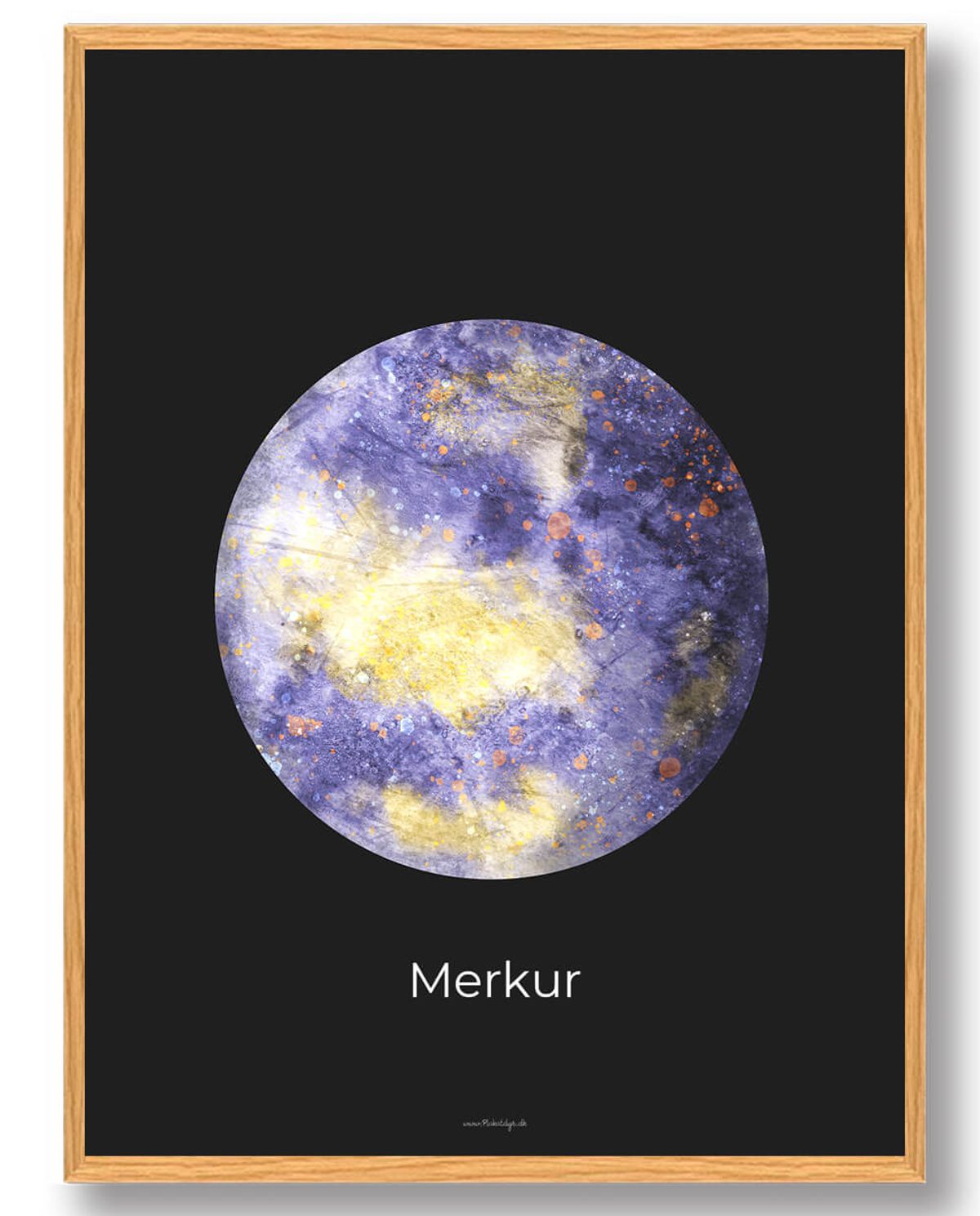 Merkur - rumplakat (Størrelse: L - 50x70cm (B2))