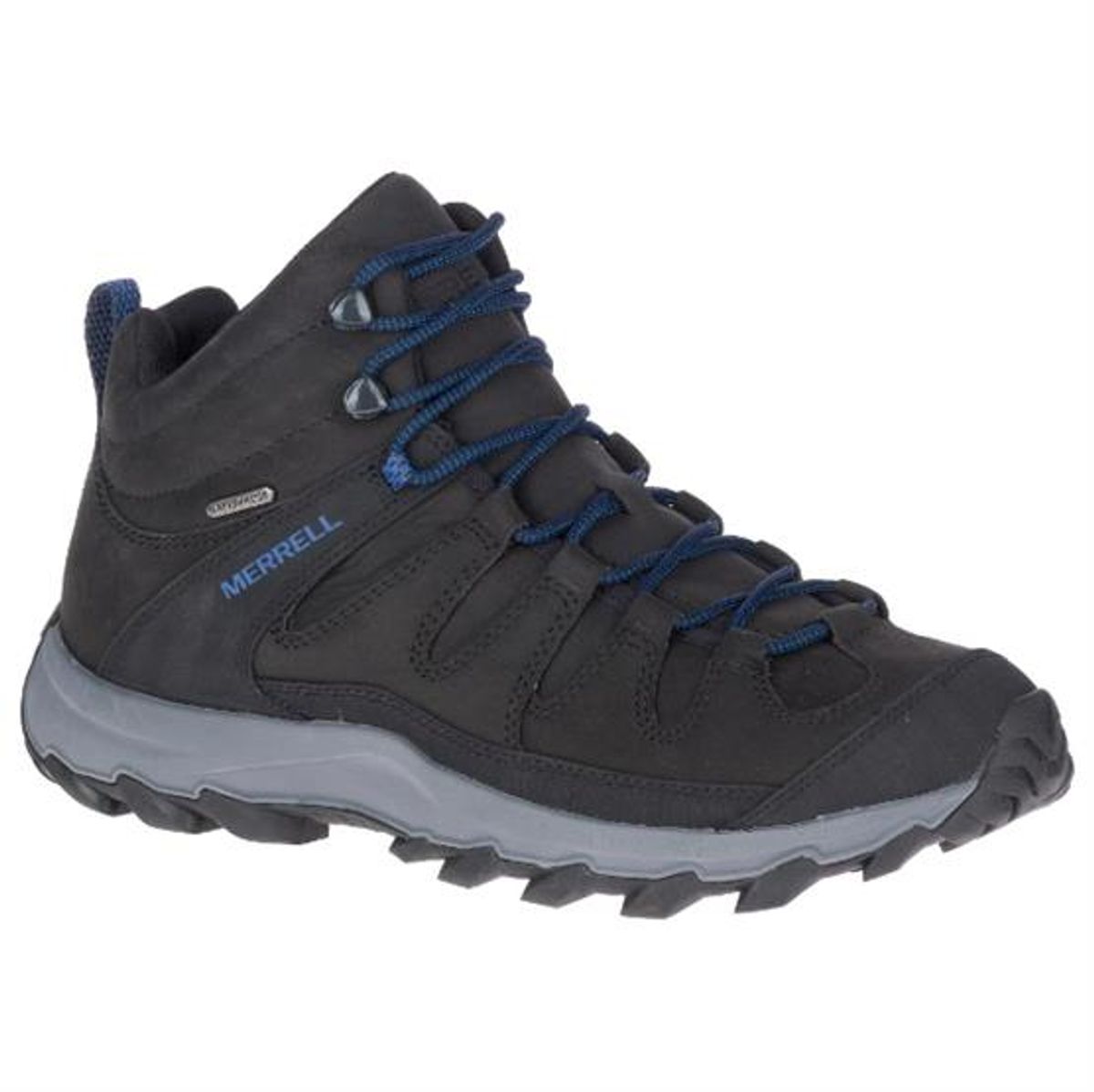 Merrell Ontonagon Peak Mid WP Herre, Black / Rock