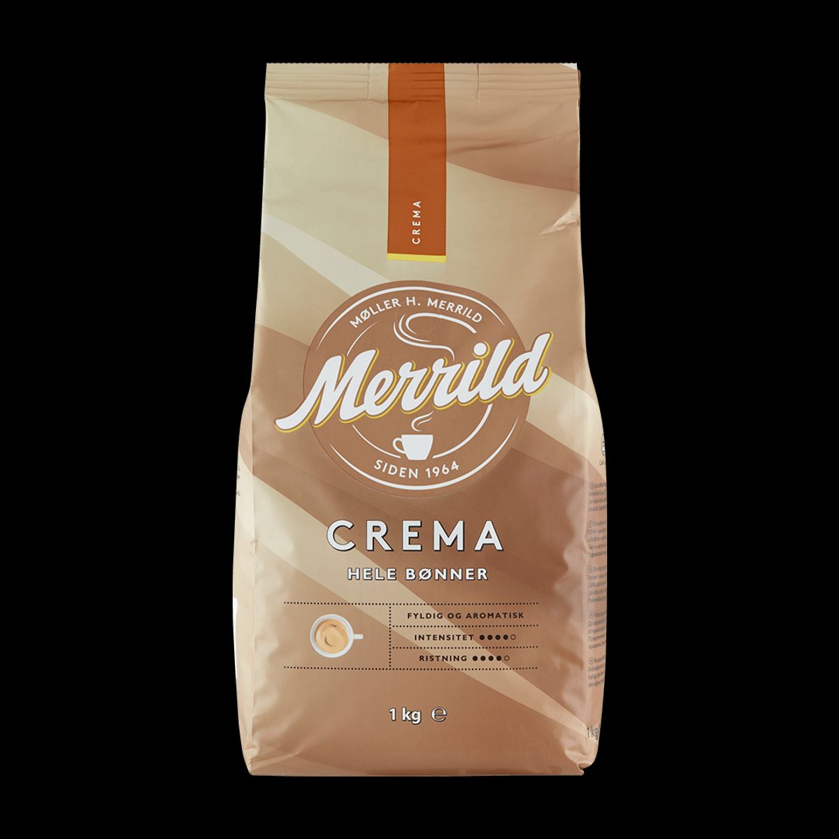 Merrild - Crema (1000g) - Kaffebønner