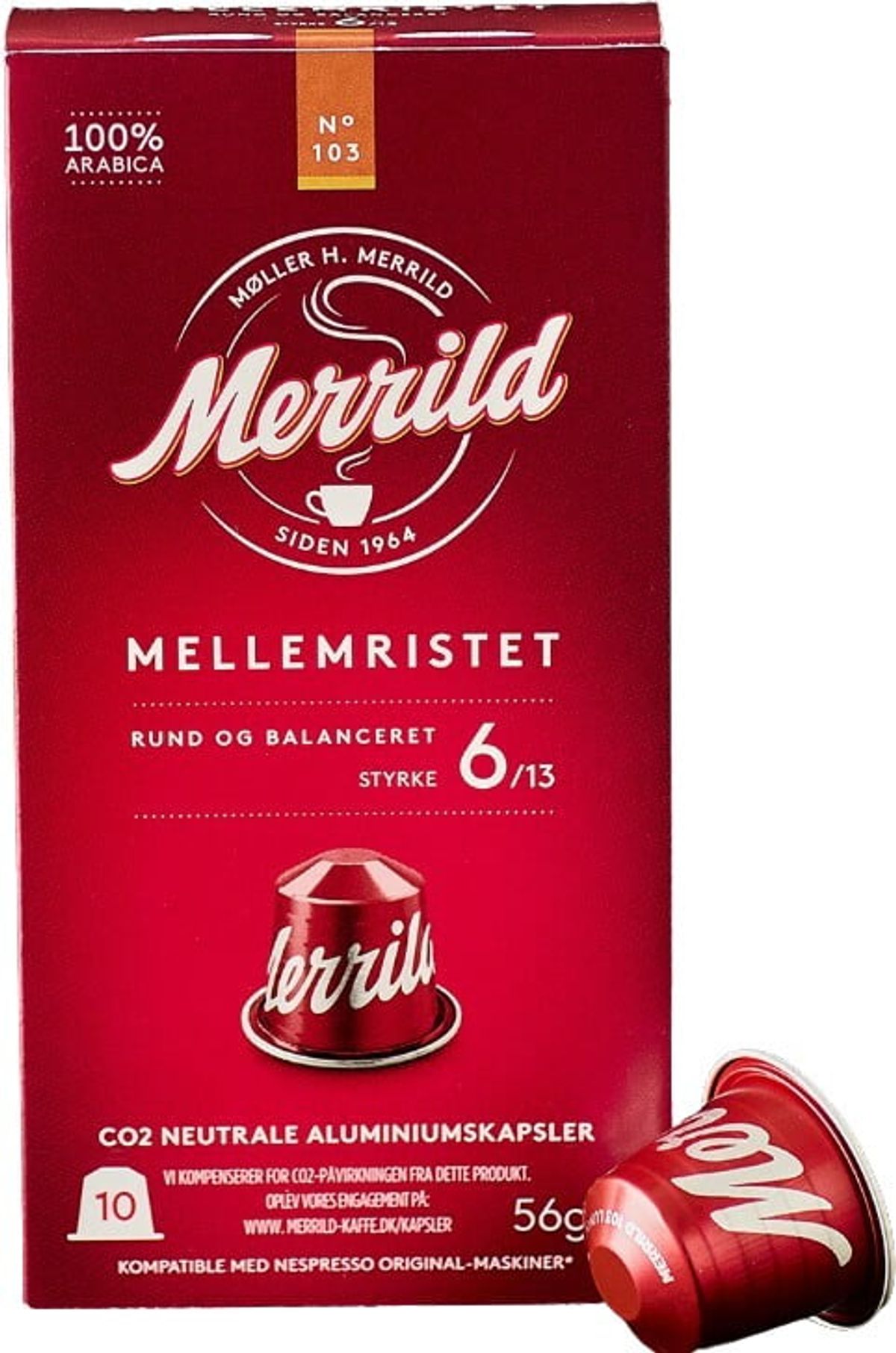 Merrild - Merrild No.103 (10 stk) - Kapsler til Nespresso