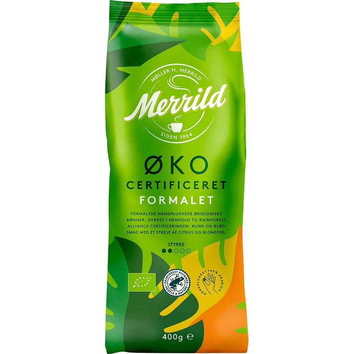 Merrild Øko Certificeret formalet kaffe 400g