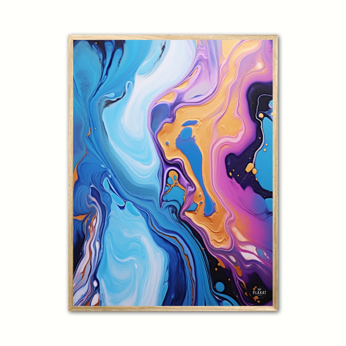 Mesmerizing Mixtures plakat - Abstrakt 50 x 70 cm (B2)