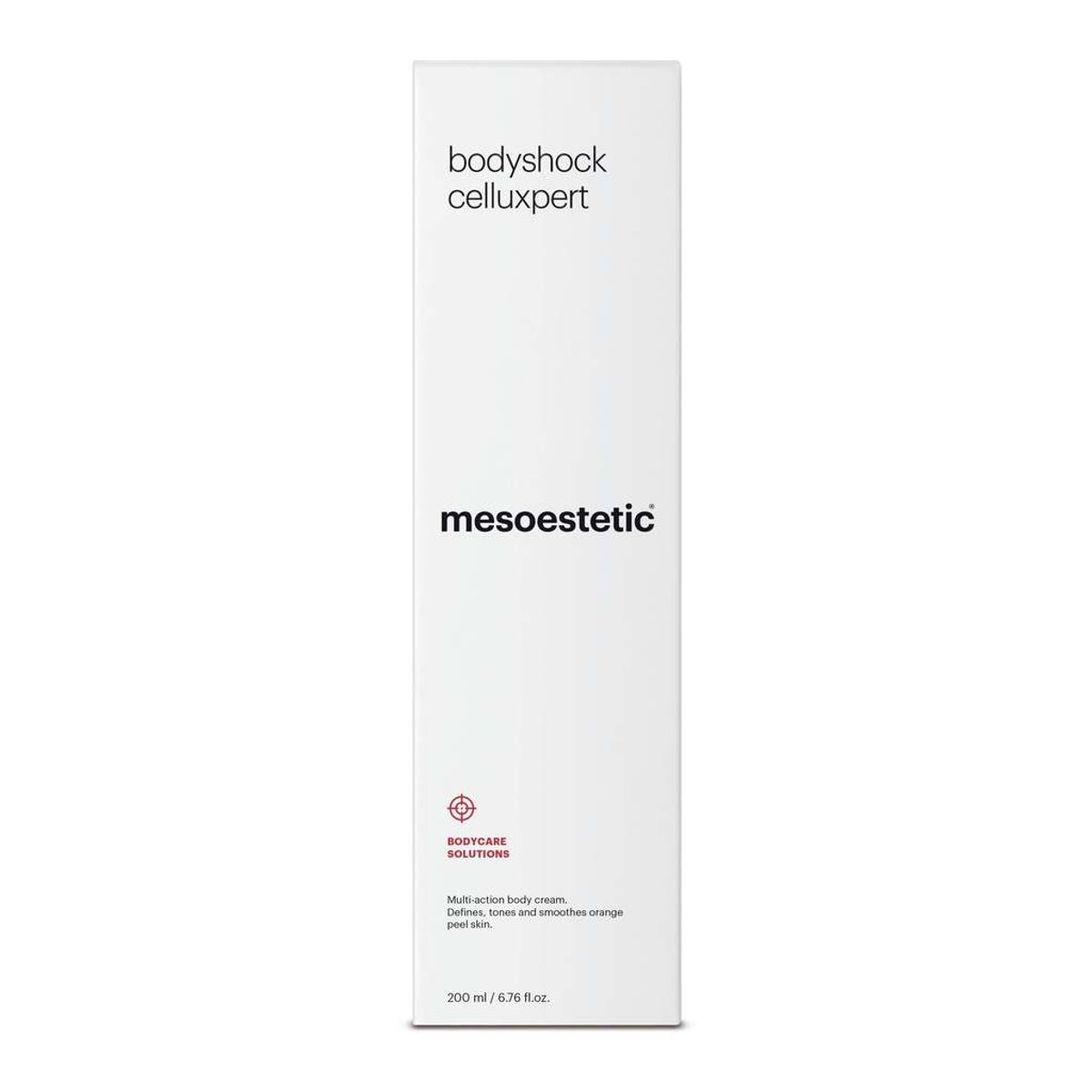 Mesoestetic Bodyshock Celluxpert - Opstrammende creme / gel der modvirker strækmærker og appelsinhud - 250 ml. - Forfriskende og stimulerende effekt