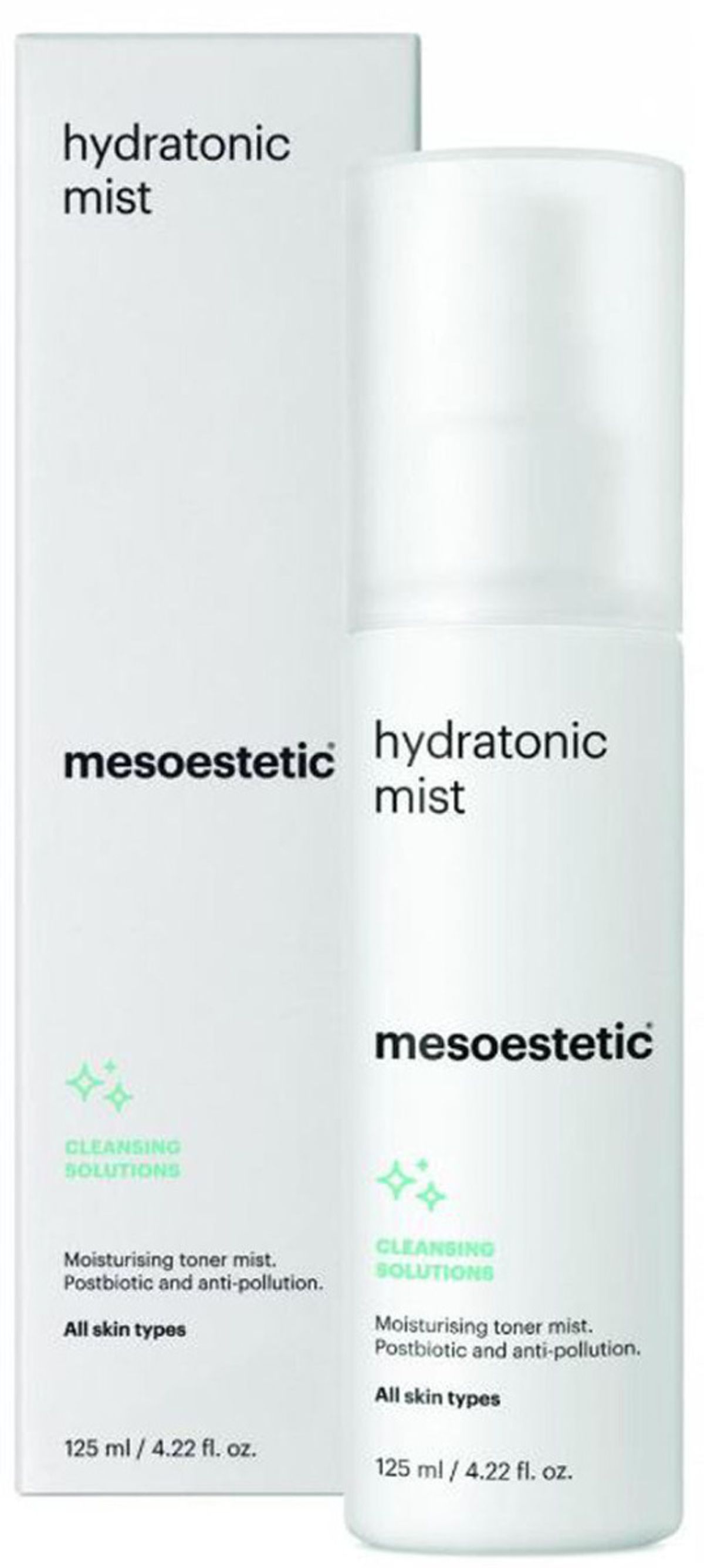 Mesoestetic hydratonic mist moisturising toner mist all skin types 125ml