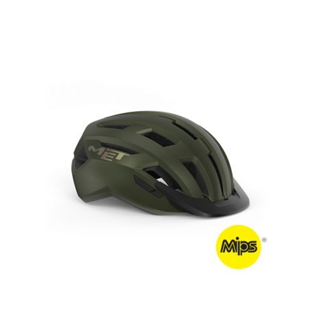 MET Cykelhjelm Allroad MIPS Olive Iridescent/Matt