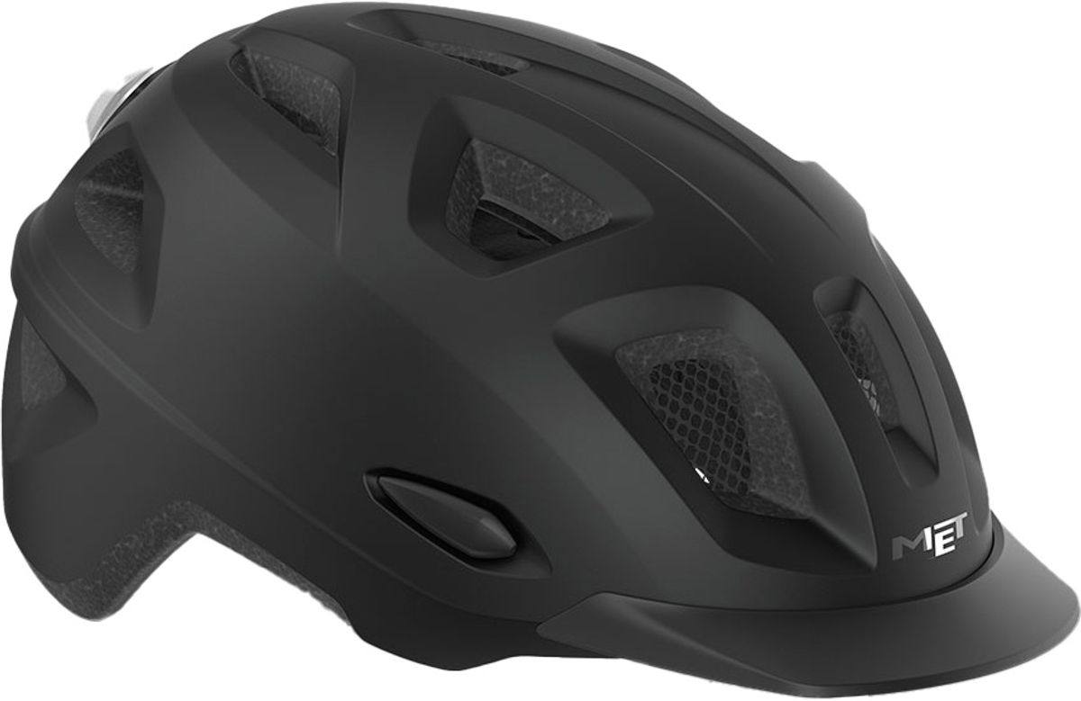 MET Helmet Mobilite m. LED lys MIPS - Sort