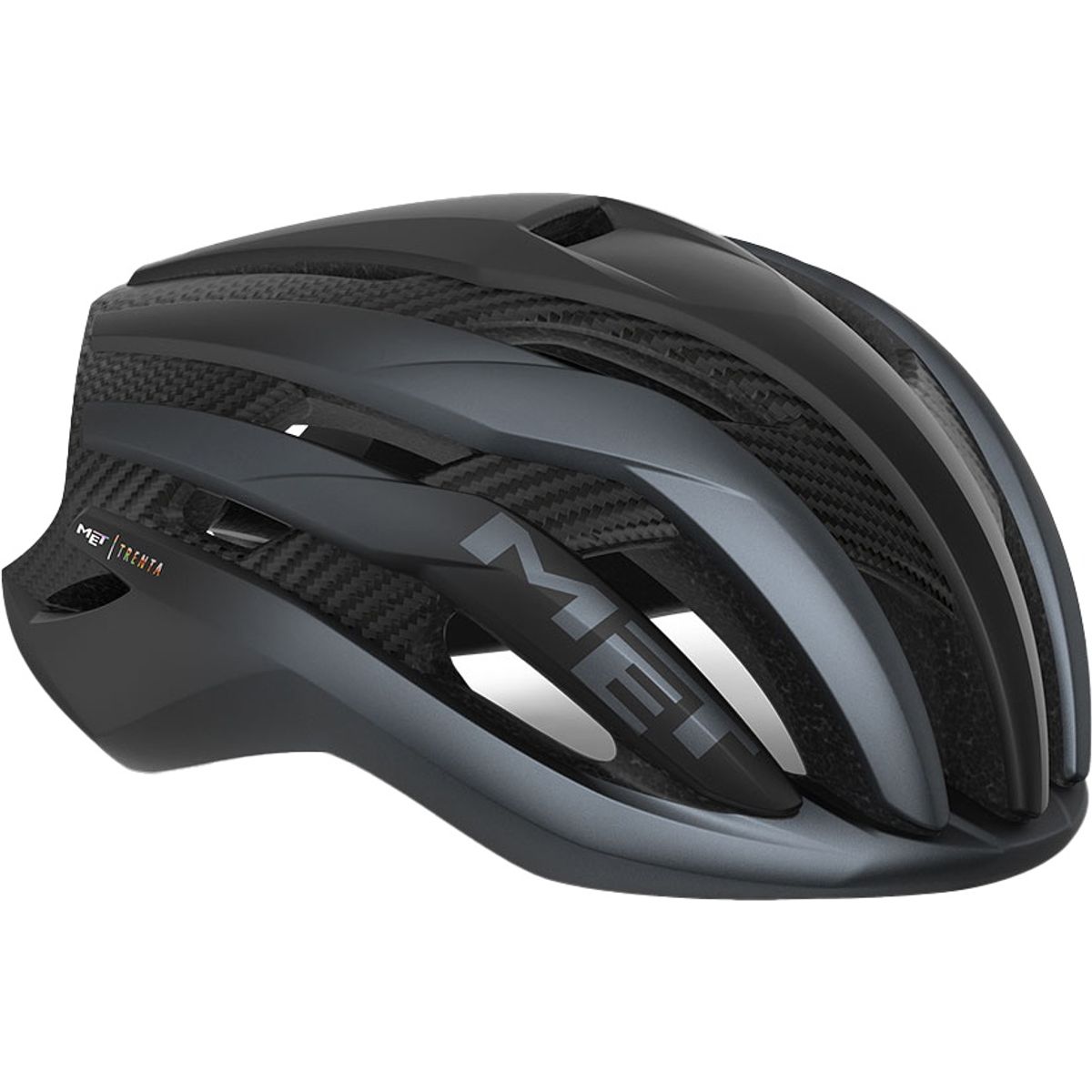 MET Helmet Trenta 3K Carbon MIPS - Sort