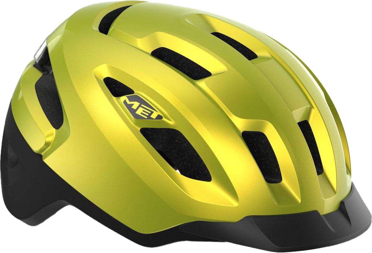 MET Helmet Urbex Mips - Lime Yellow Metallic/Glossy (elcykel hjelm)