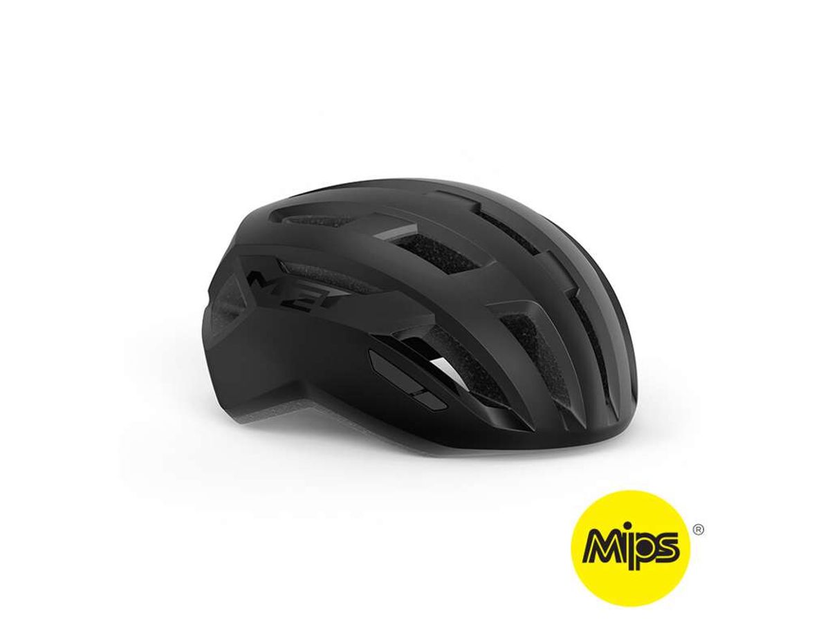 MET Vinci Mips - Cykelhjelm - Mat Sort - Str. 58-61 cm