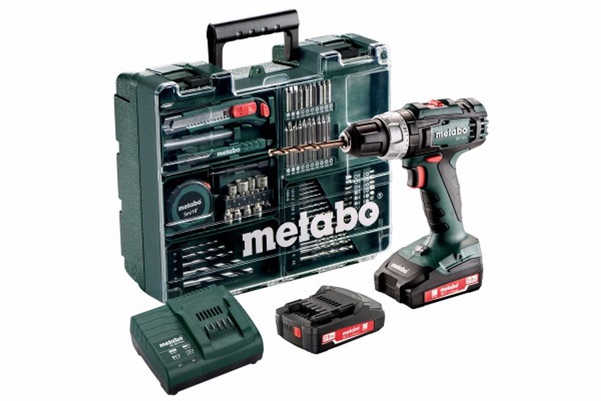 Metabo Akku Bore-/skruemaskine BS 18 L Workshop sæt