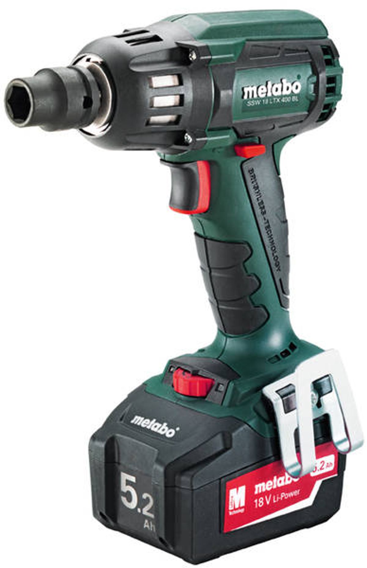 Metabo Akku Slagnøgle SSW 18 LTX 400 BL 5,2 Ah