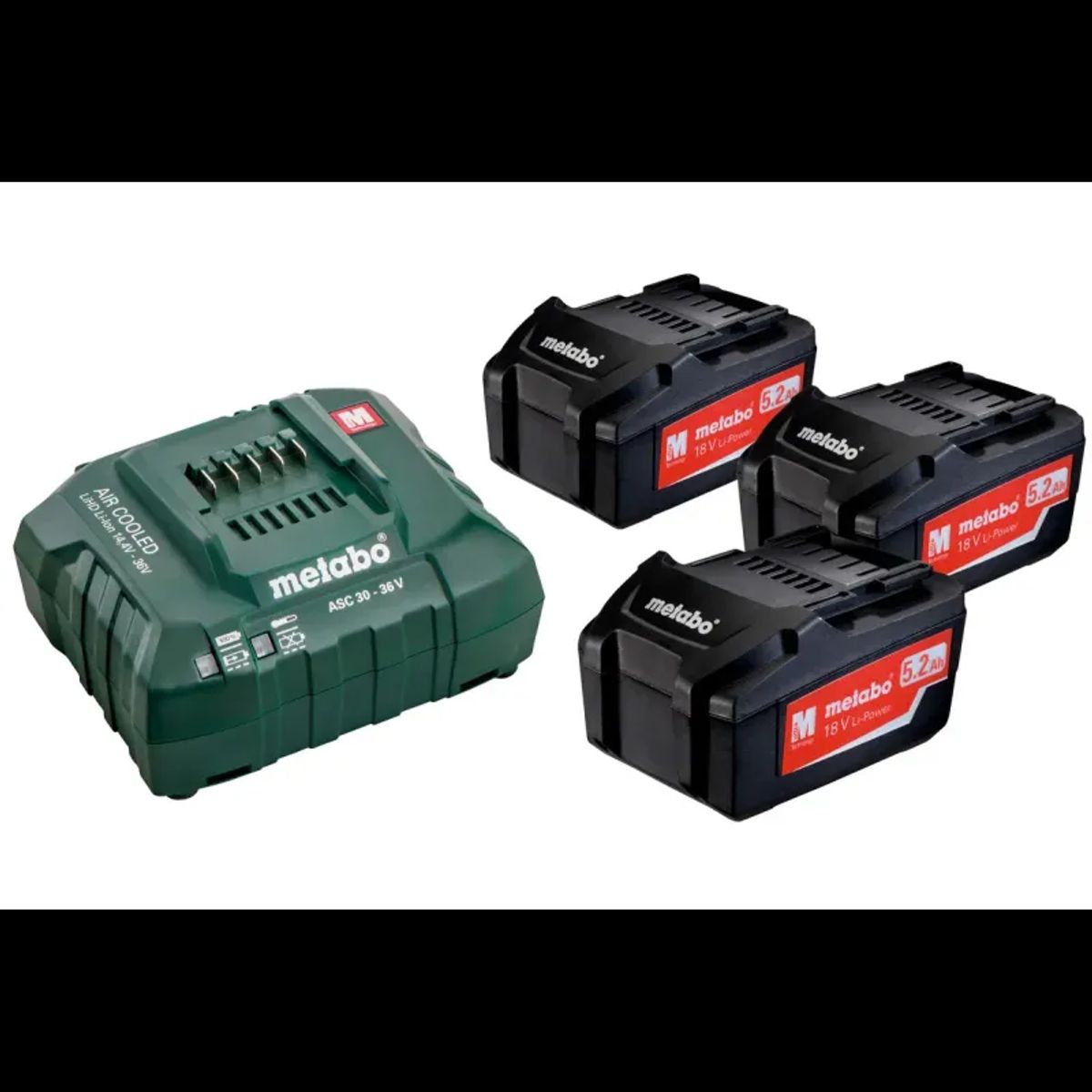 Metabo Basic-set 18 3x5,2 Asc 30-36 - 685048000