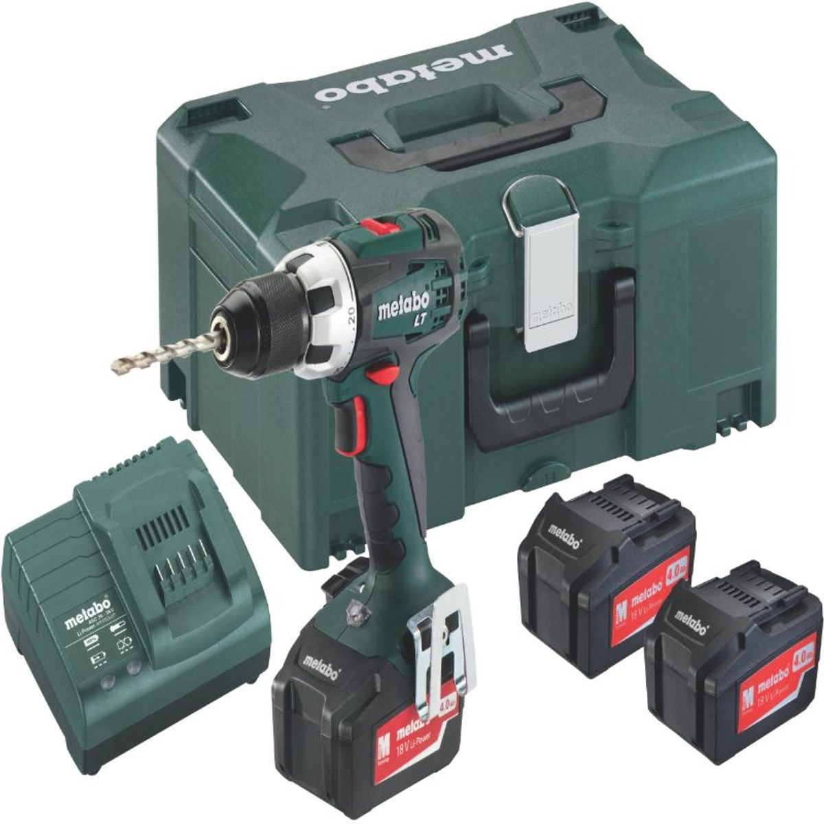 Metabo Bore-/skruemaskine BS 18 LT 18V 3 x 4,0 Ah