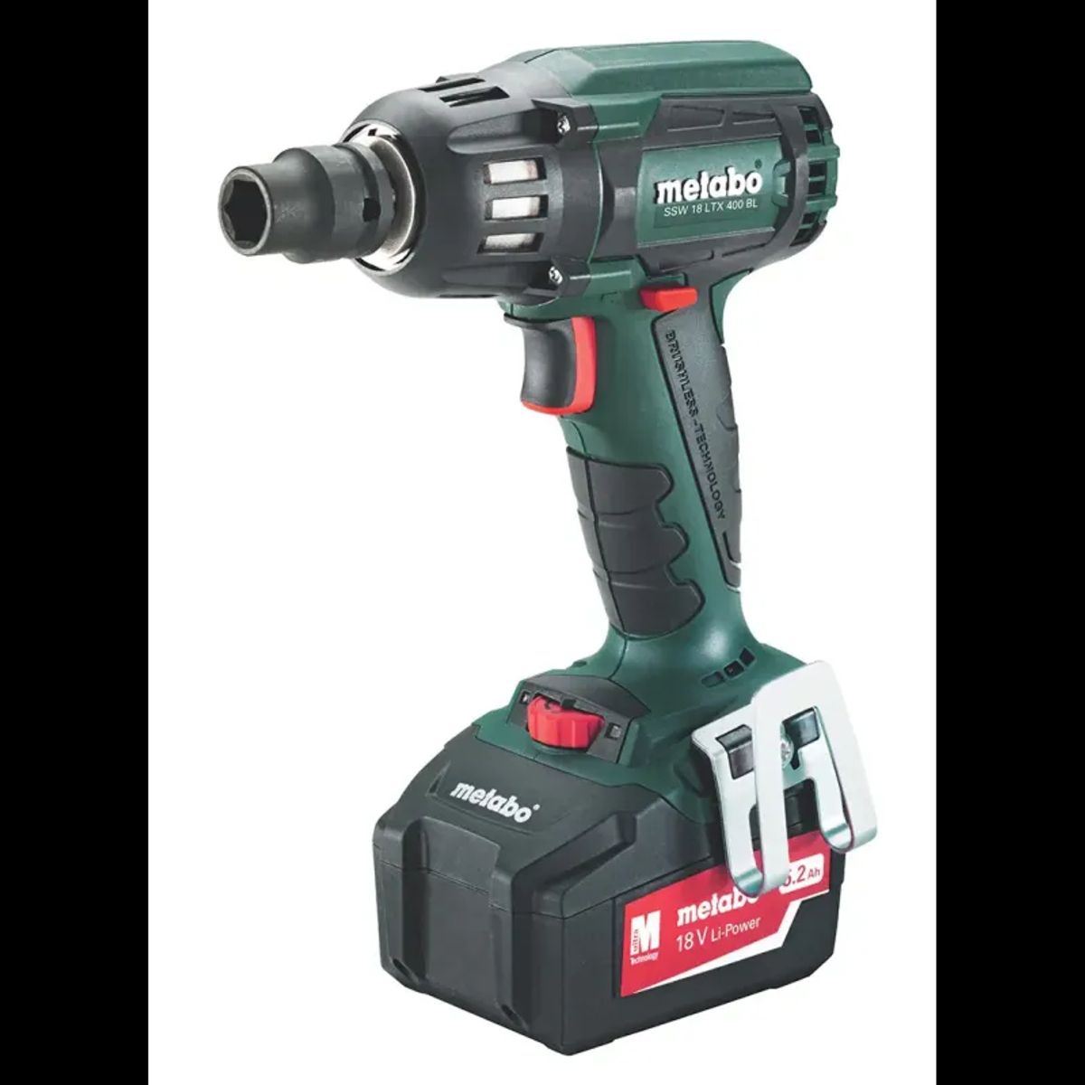 Metabo Ssw 18 LTX 400 Bl Slagnøgle 2x5,2ah