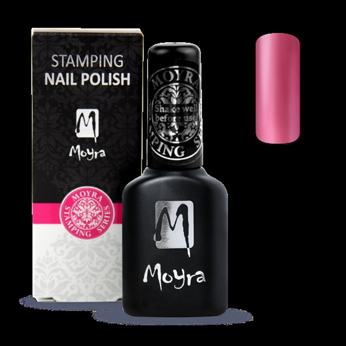 Metallisk Rose Smart Polish, Langsom tørrende stamping neglelak, SPS14, Moyra