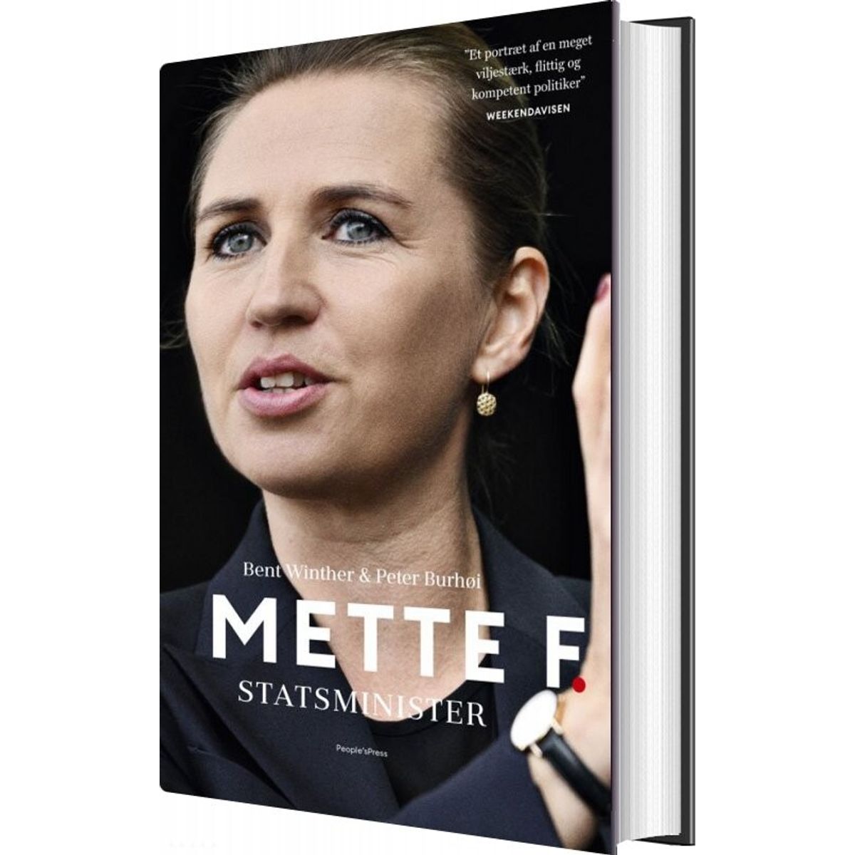 Mette F - Statsminister - Bent Winther - Bog