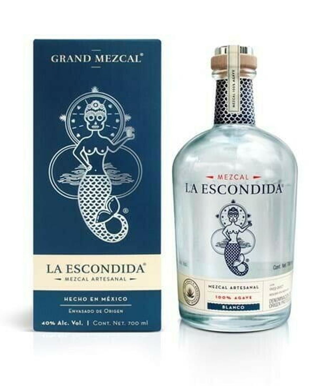 Mezcal La Escondida Blanco Fl 70