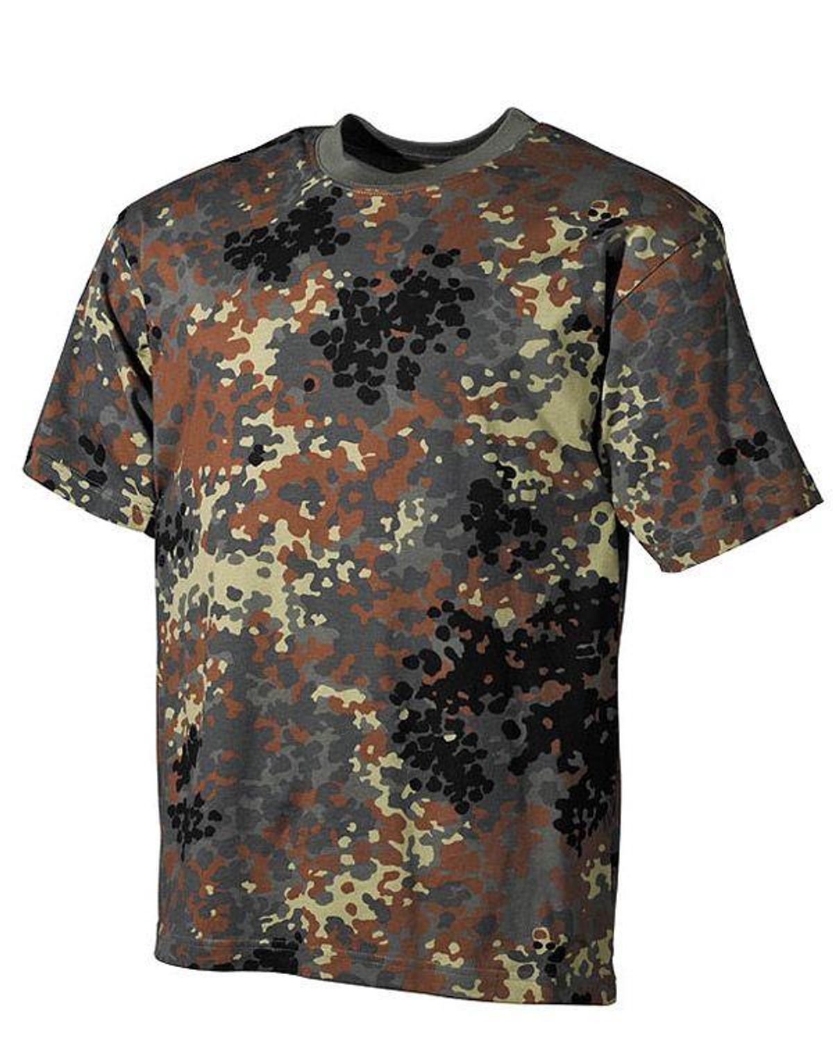 MFH Camouflage T-Shirt Børn Flecktarn