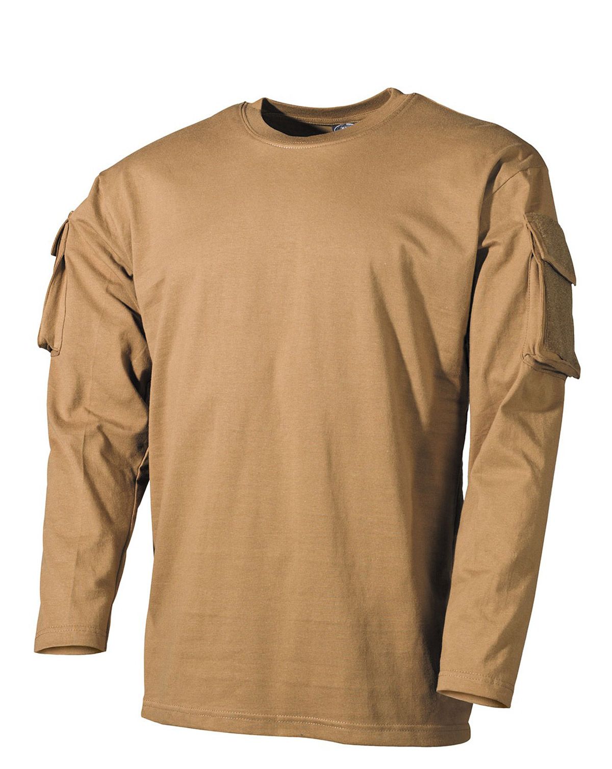 MFH Langærmet Cargo T-Shirt Coyote