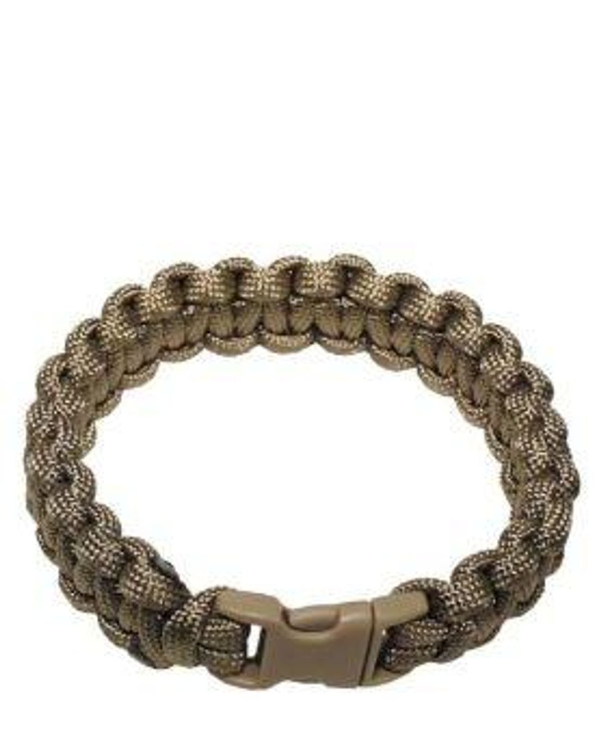 MFH Paracord Armbånd m. lille klikspænde - 1,9 cm bred Coyote Brun