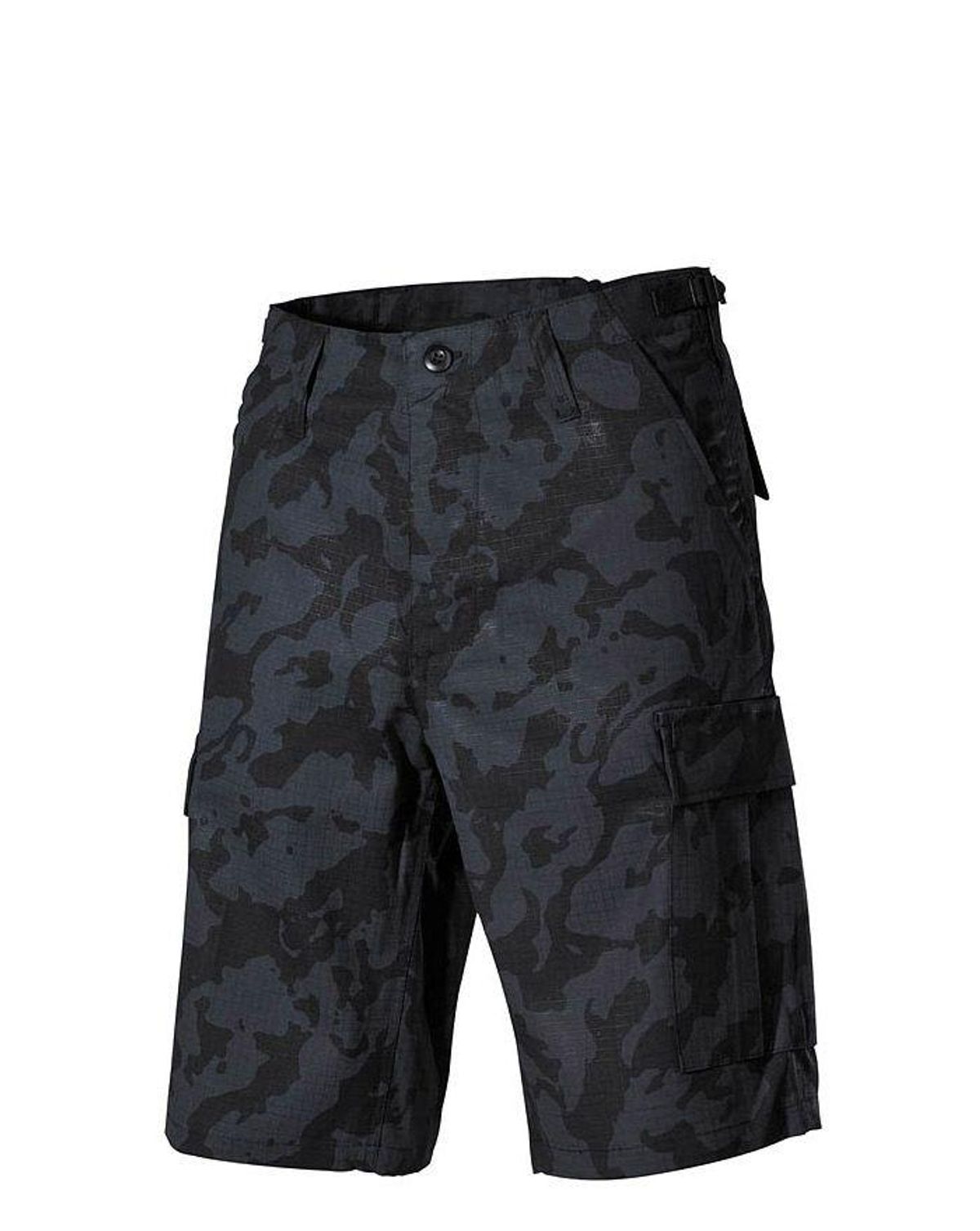 MFH US BDU Ripstop Shorts Ripstop Night Camo