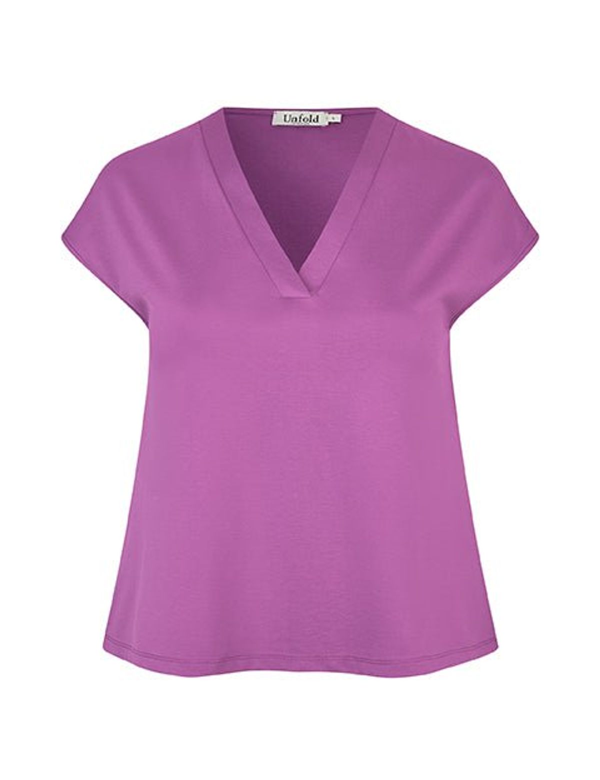 Mia bluse i syren jersey - XXL/52-54