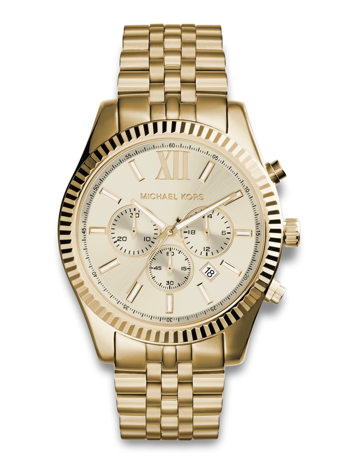 Michael Kors Lexington armbåndsur i double og med chronograph