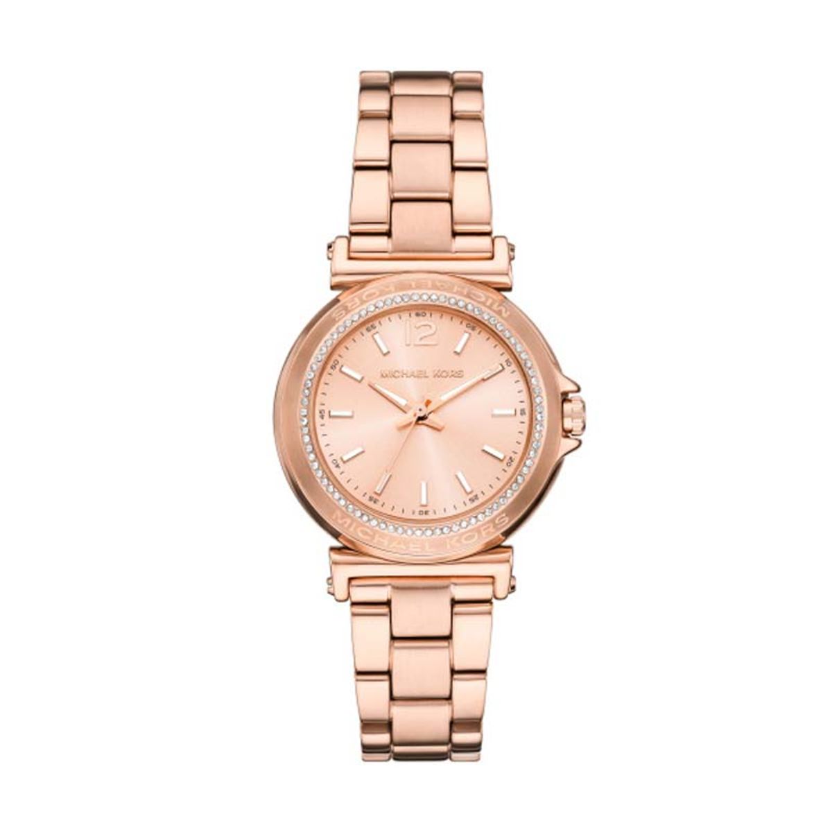 Michael Kors Maren dameur i rosa med krystaller