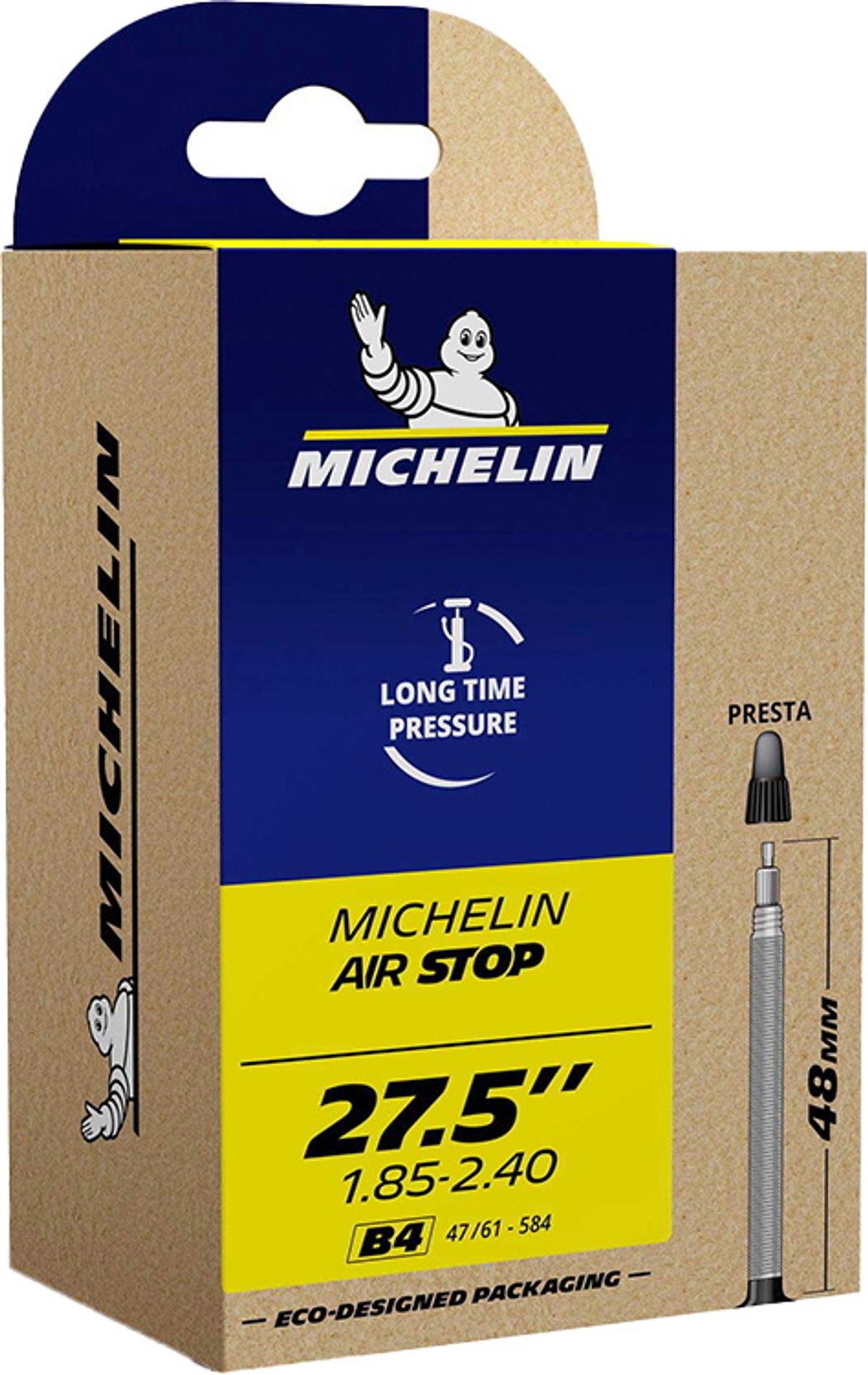 Michelin Airstop Tube 27.5x1.85-2.40 - Presta 48mm