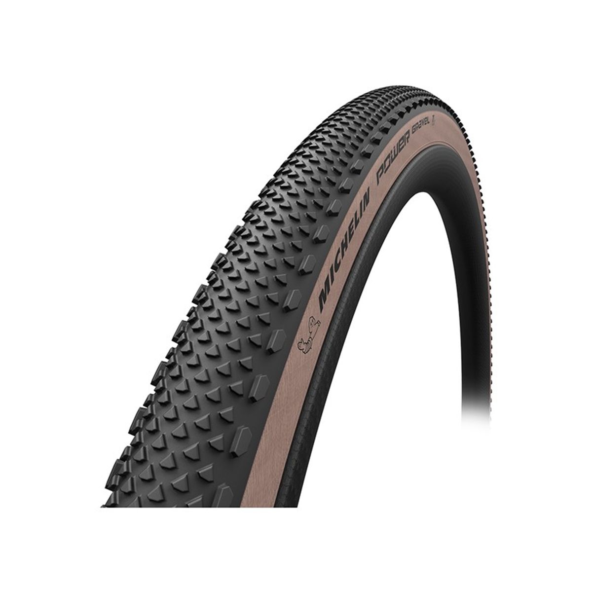 Michelin Power Gravel Folding 700x33c/35c/47c - Gravel Dæk - Brun