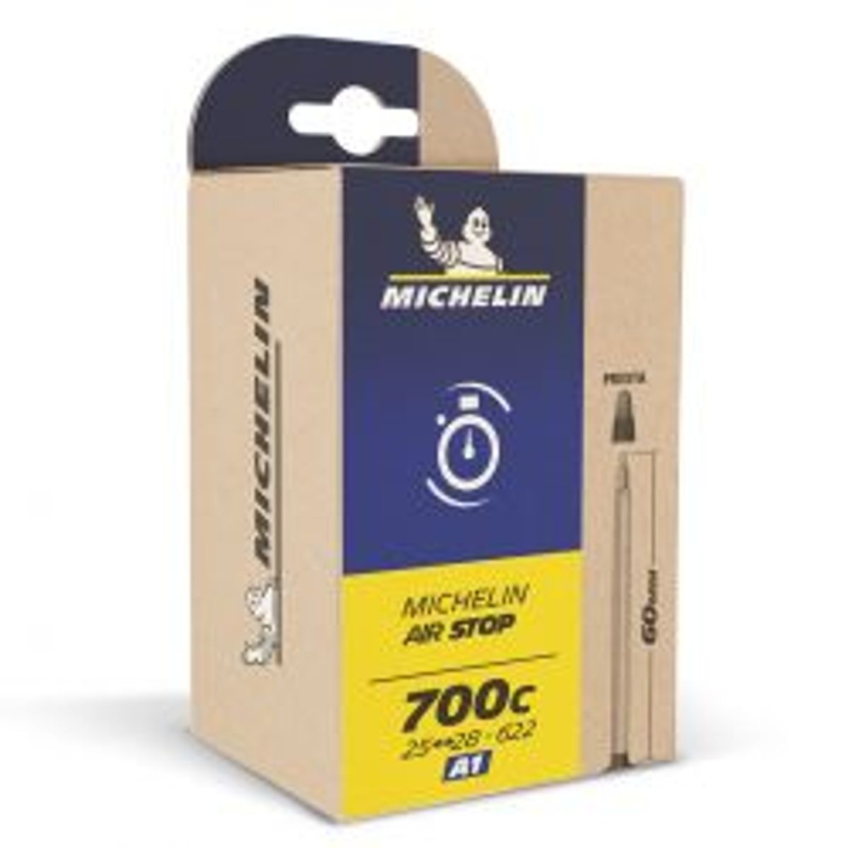 Michelin Slange Airstop A4 47/61x622 Presta 48mm - Cykelslange