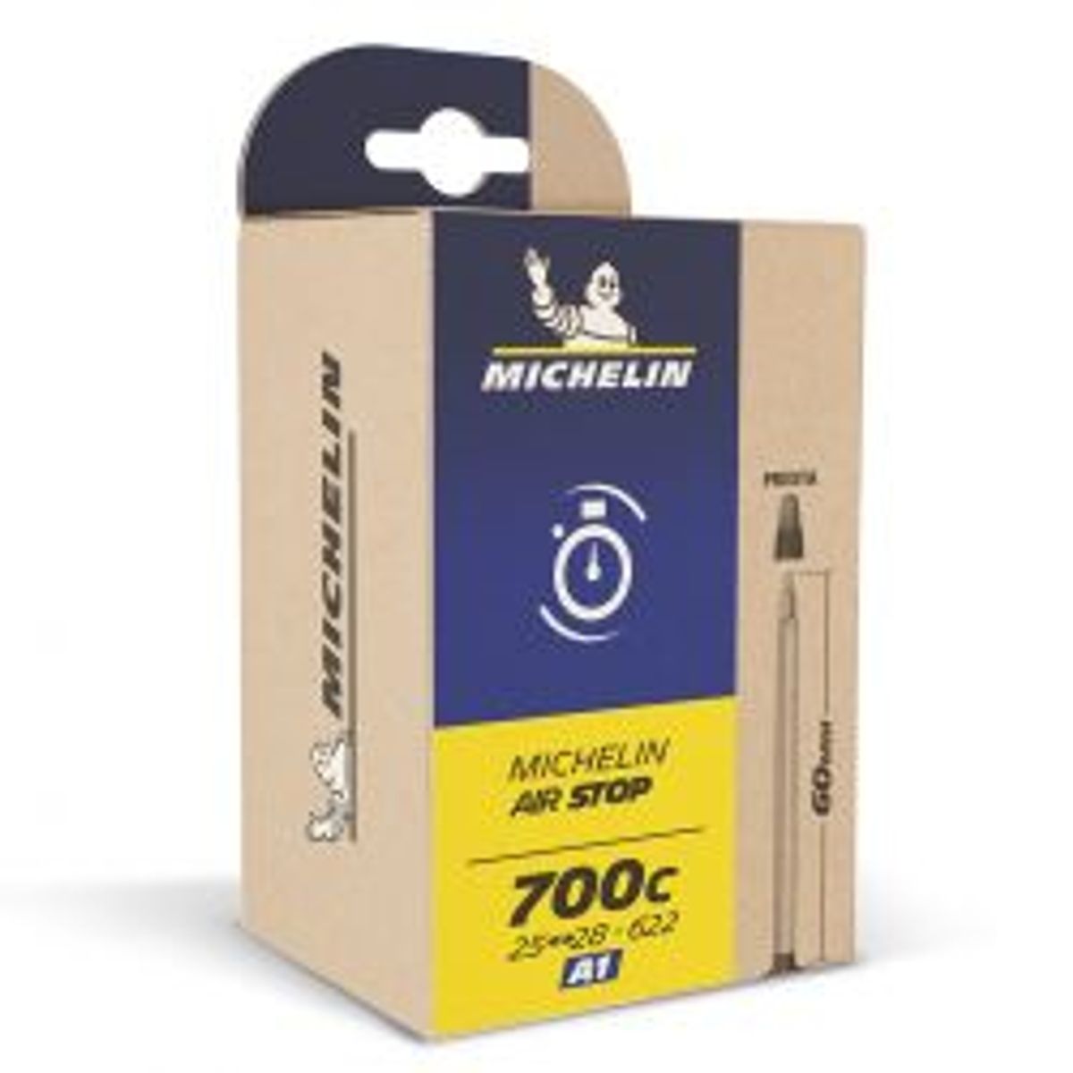 Michelin Slange Airstop C4 47/61x559 Standard 48mm - Cykelslange