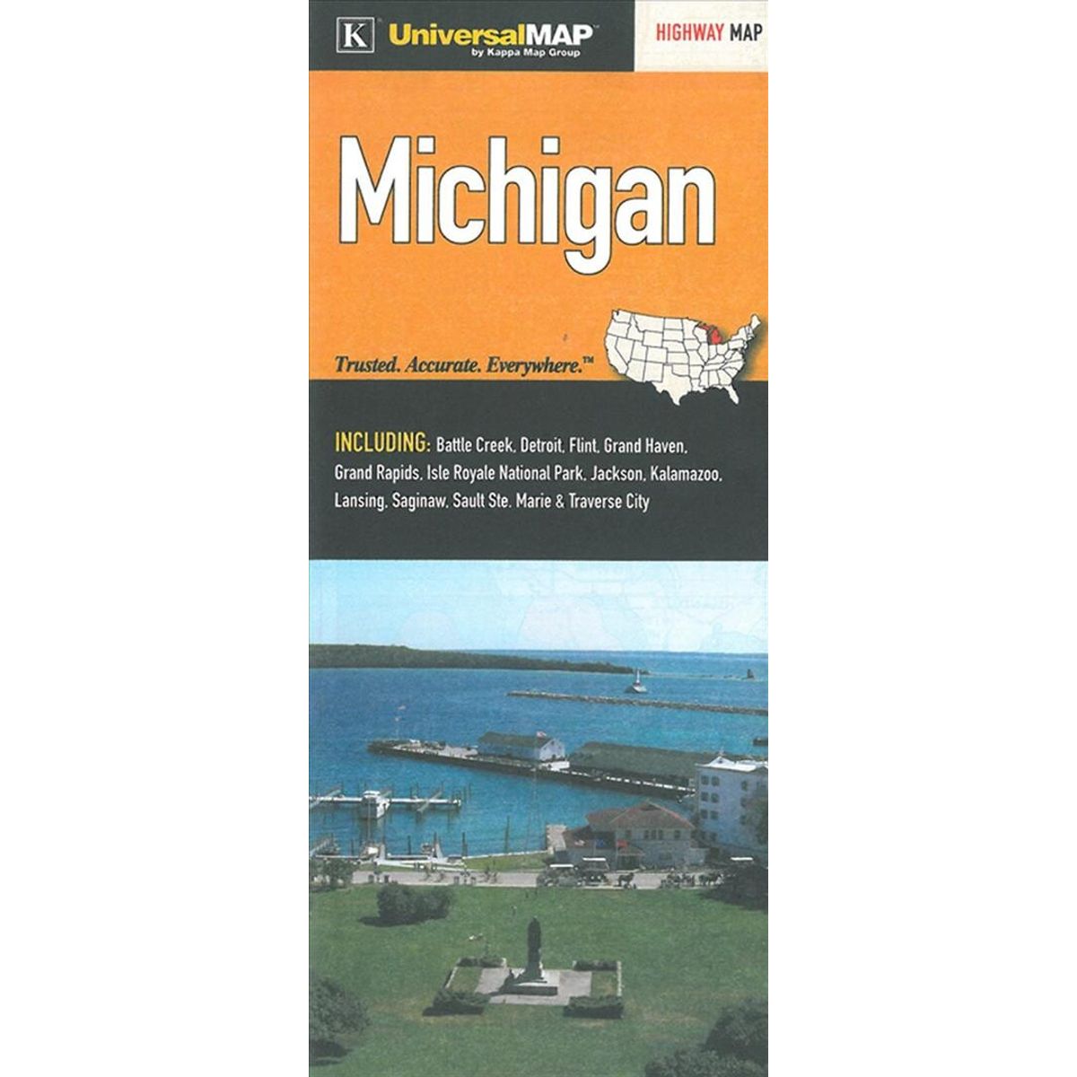 Michigan Highway Map - Kappamap - English Book