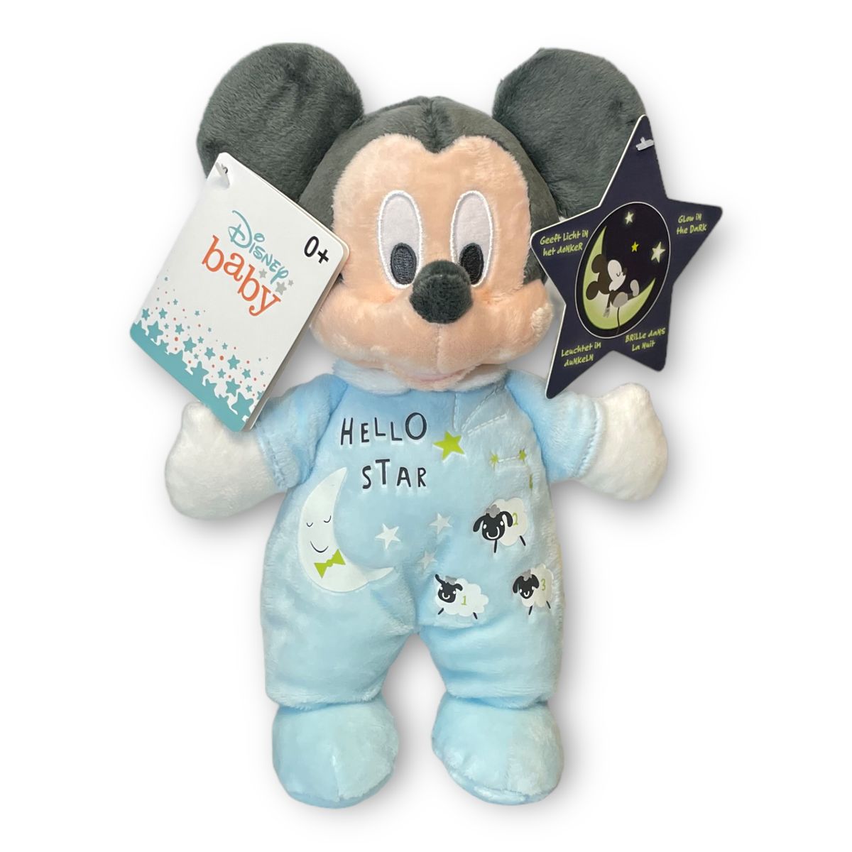 Mickey Mouse Disney 25 Cm Glow In The Dark Stjernenat