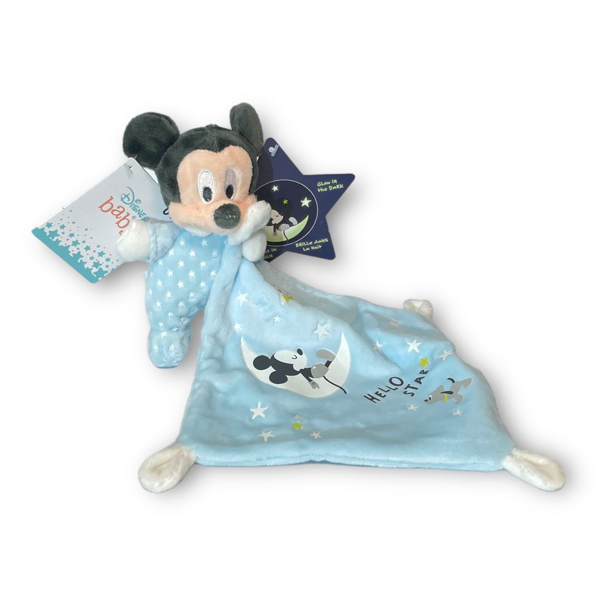 Mickey Mouse Disney Nusseklud Glow In The Dark Stjernenat