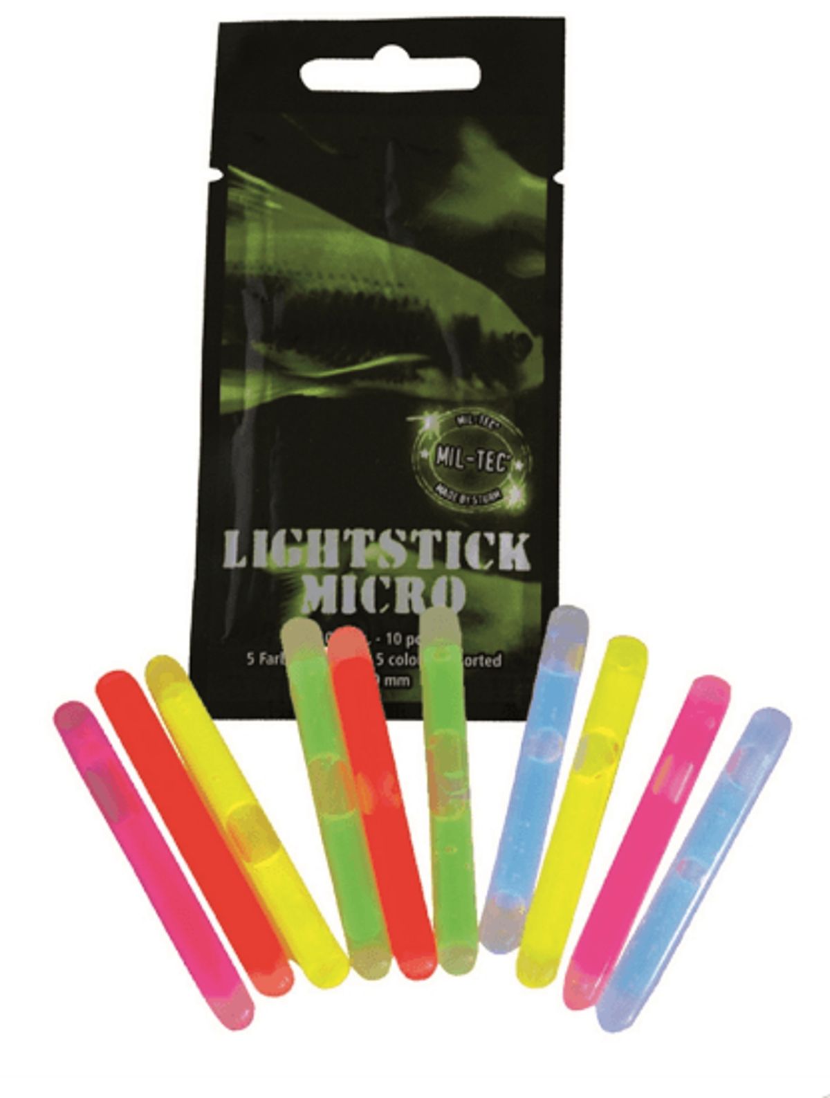 MICRO LIGHTSTICKS (10 ASSORTED) - MIL-TEC