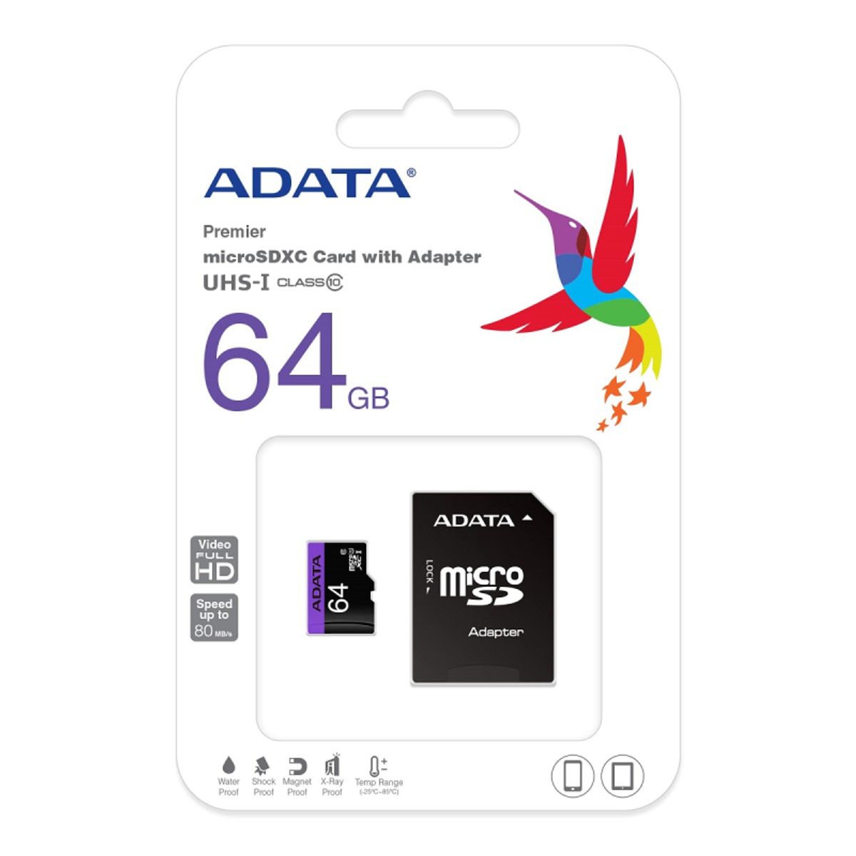 Micro SD kort 64 GB class 10