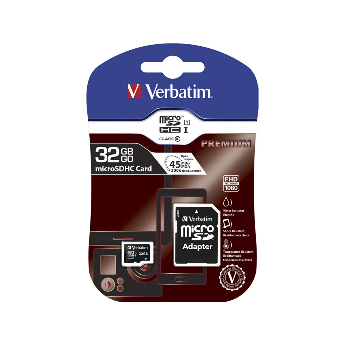 Micro Sdhc Kort Verbatim 32 gb