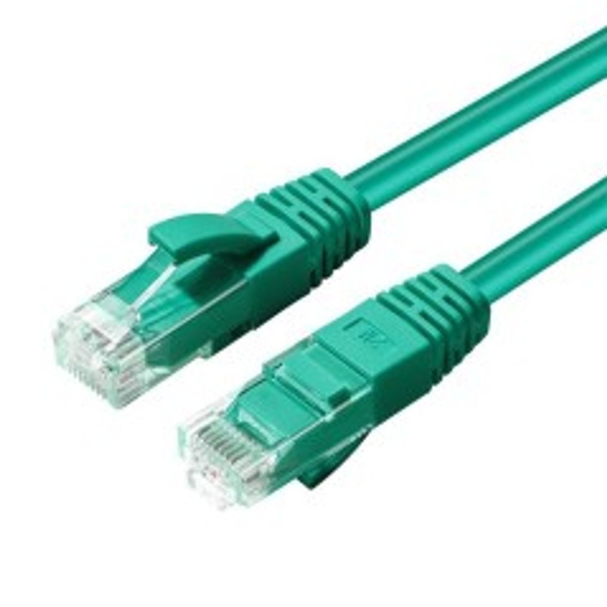 MicroConnect CAT6A UTP 0.25m Green LSZH