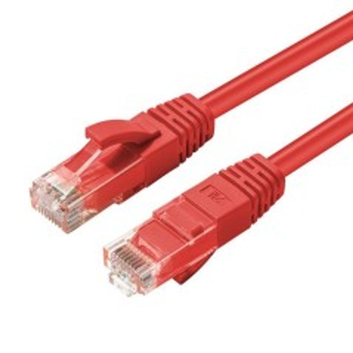 MicroConnect CAT6A UTP 0.3m Red LSZH