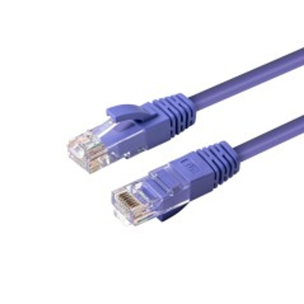 MicroConnect CAT6A UTP 0.5m Purple LSZH