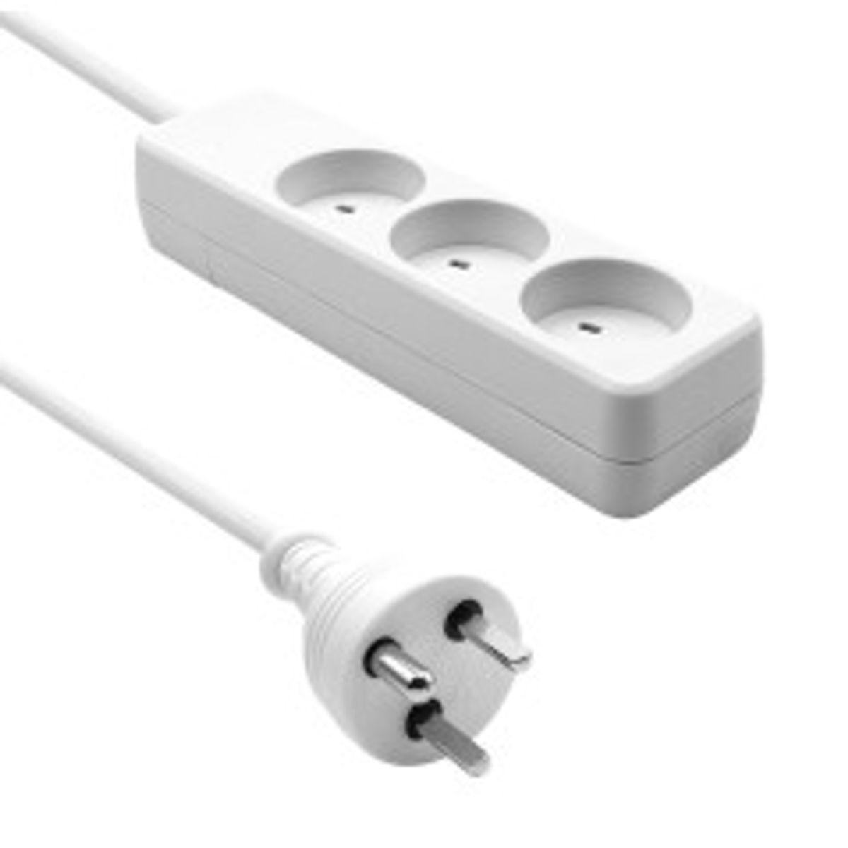 MicroConnect Danish EDB Power Strip 3-way