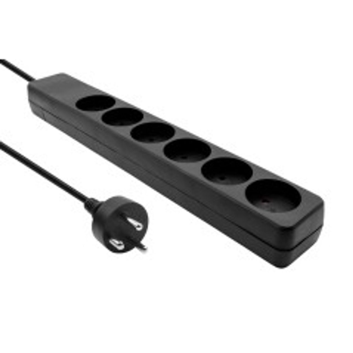 MicroConnect Danish Power Strip 6-way