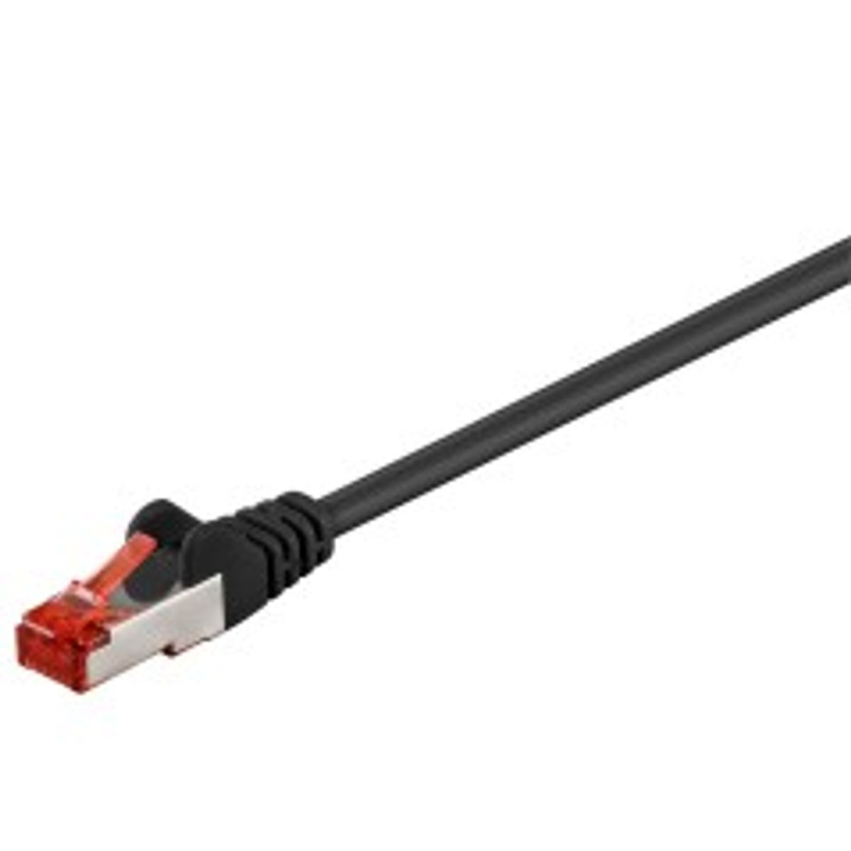 MicroConnect F/UTP CAT6 0.25m Black PVC