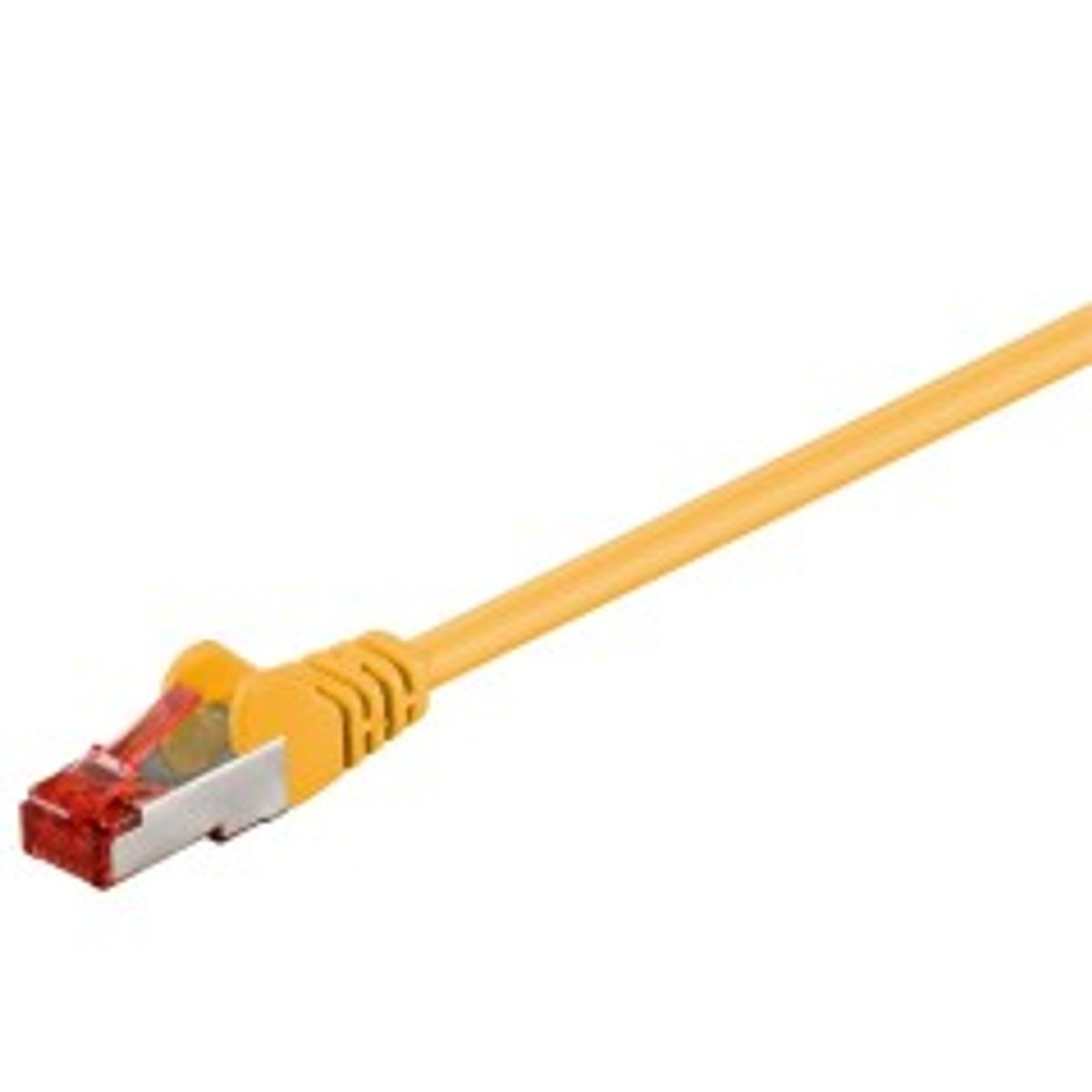 MicroConnect F/UTP CAT6 0.25m Yellow PVC