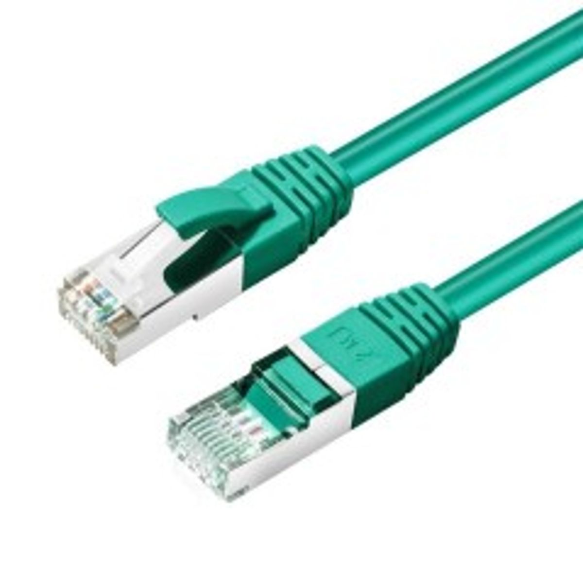 MicroConnect F/UTP CAT6 0.5m Green LSZH