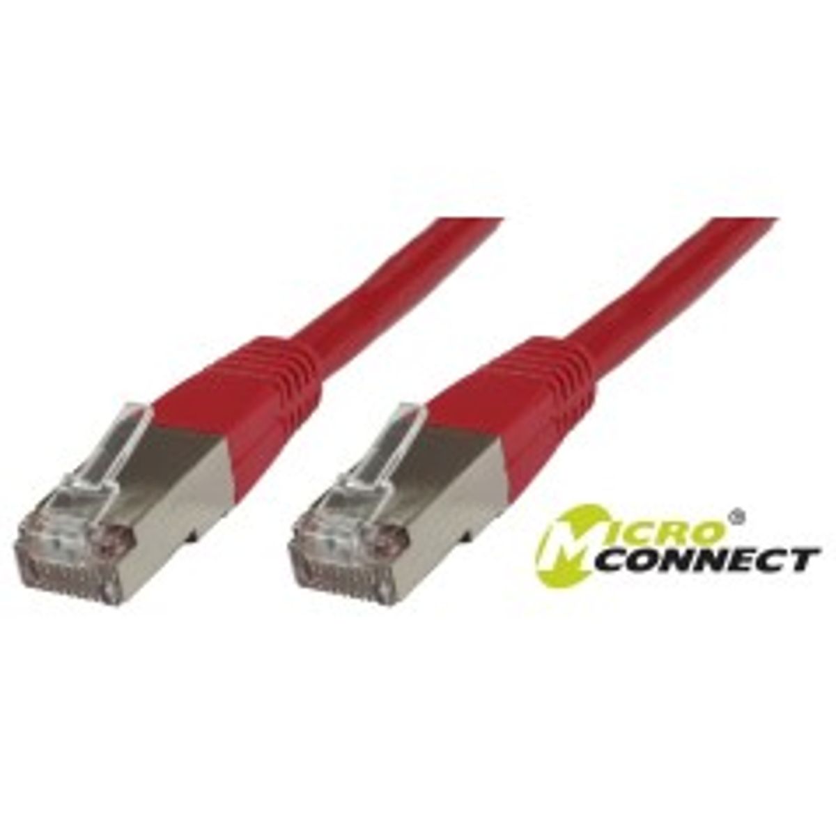 MicroConnect F/UTP CAT6 15m Red PVC